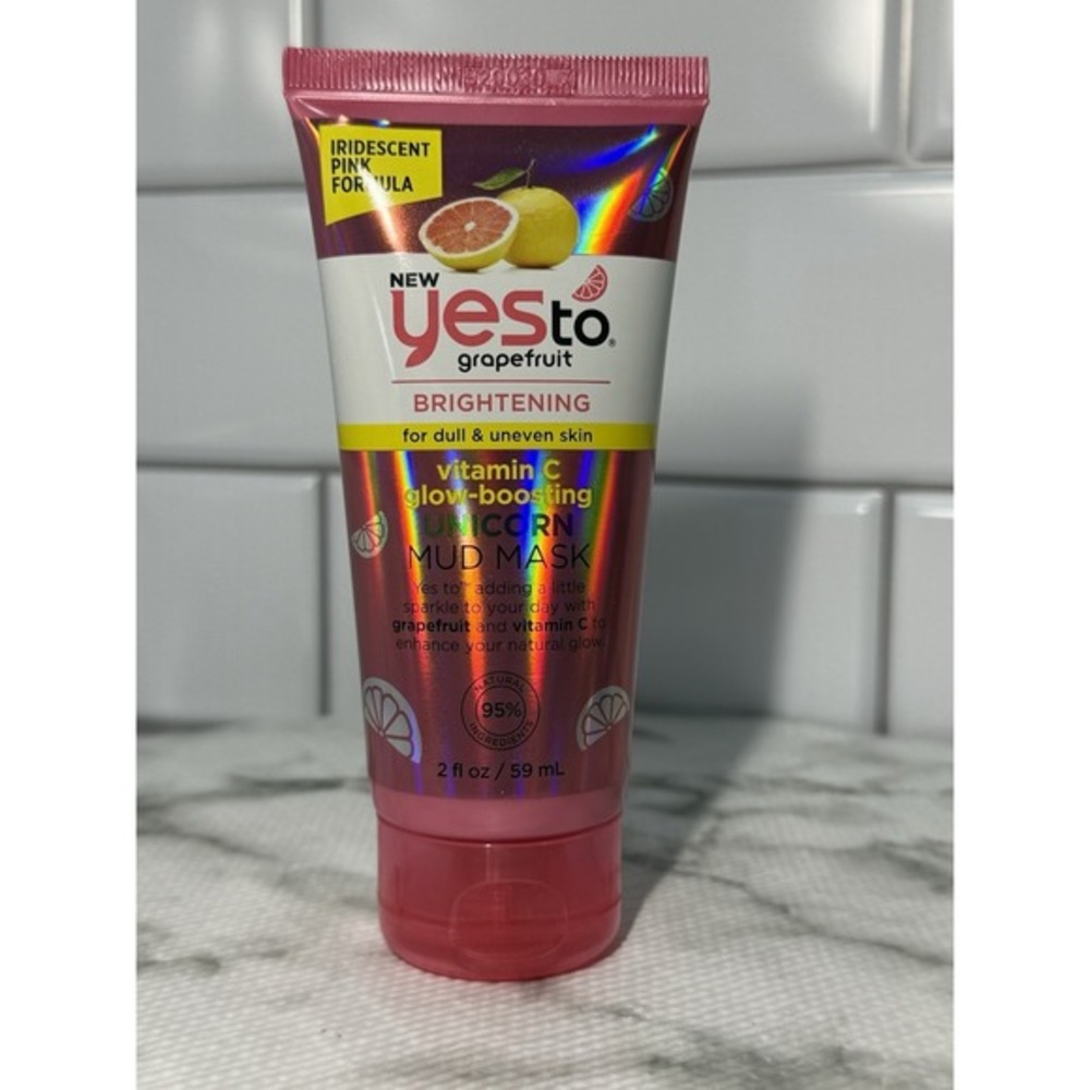 Yes To Grapefruit Vitamin C Unicorn‎ Mud Mask Brightening 2 oz New